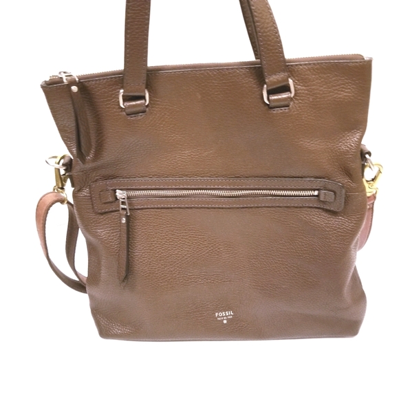 ‼️SOLD‼️ 
Fossil Pebbled Leather 2-way Bag - Picture 2 of 9